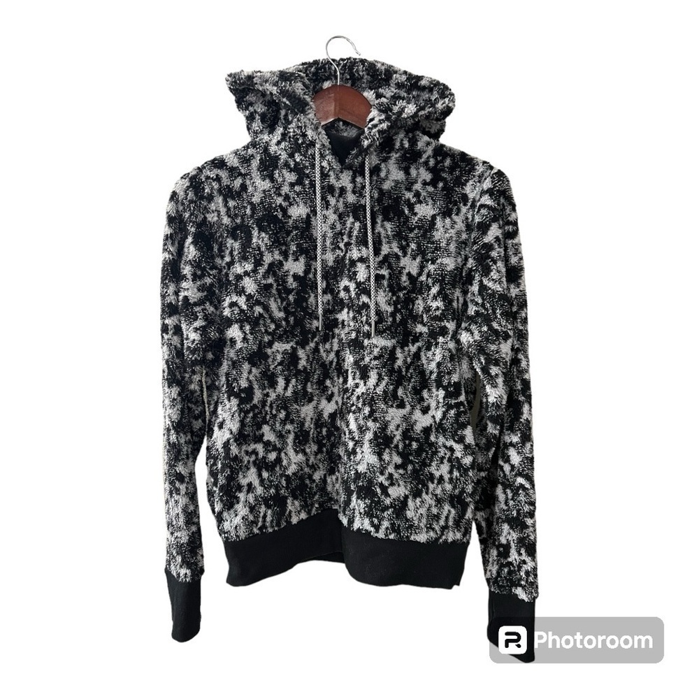 ATHLETA certified Animal Print  Feece Hoodie Size XS Women